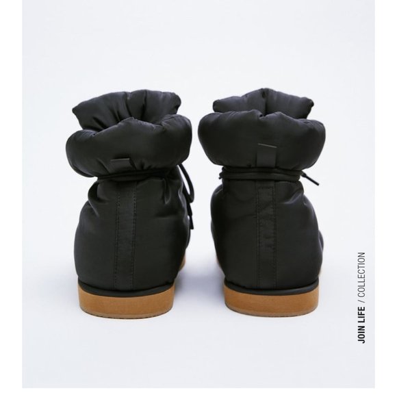 Zara Puffer boots New - Picture 2 of 5